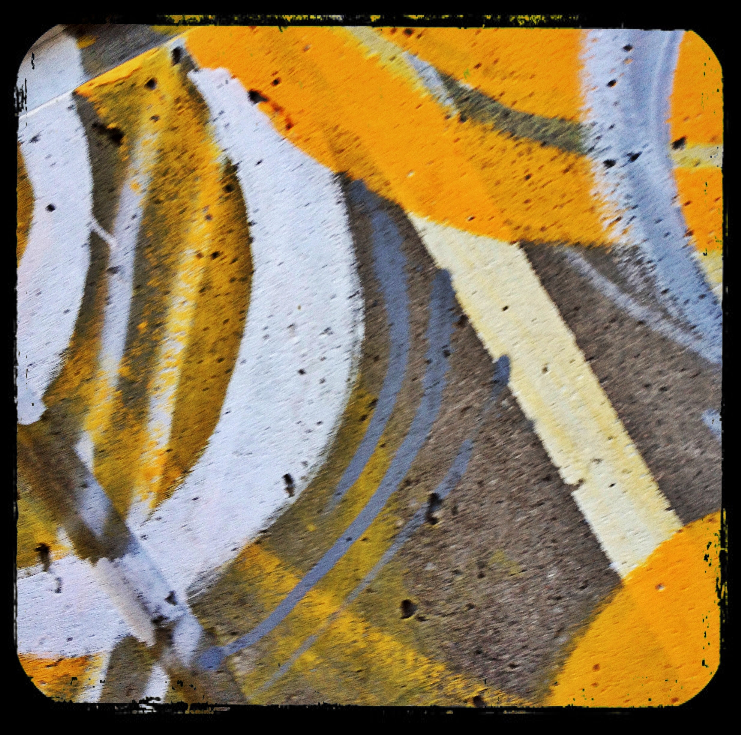"Concrete Ripple" - Detail of graffiti at Dupont & Symington, Toronto